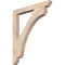 Ekena Millwork Legacy Slat Smooth Bracket, Douglas Fir, 3 1/2"W x 34"D x 40"H BKT04X34X40LEC06SDF - alternate 1